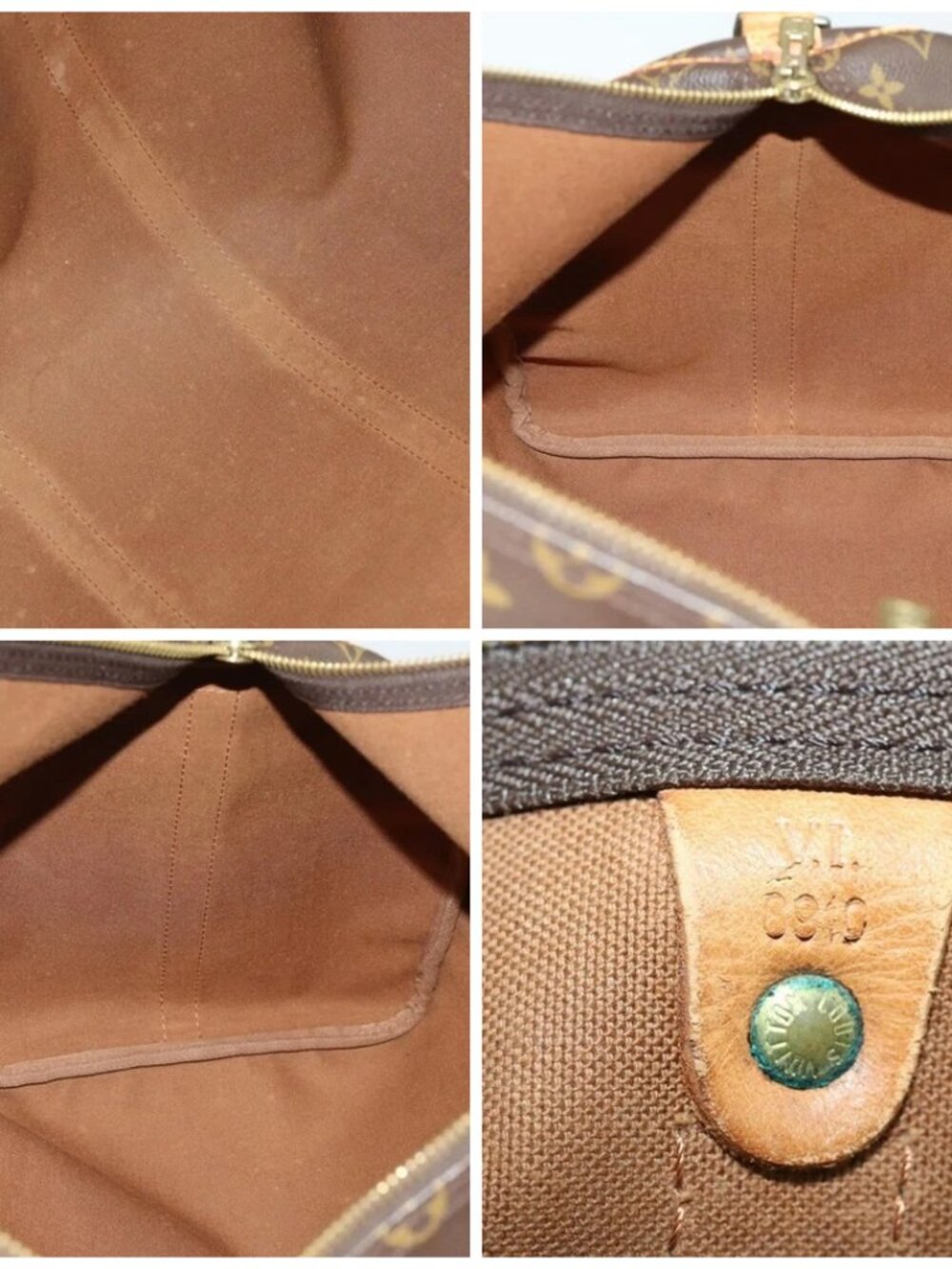 LOUIS VUITTON Monogram Keepall Bandouliere 55 Boston Bag M41414 LV Auth 170219 - Picture 14 of 15